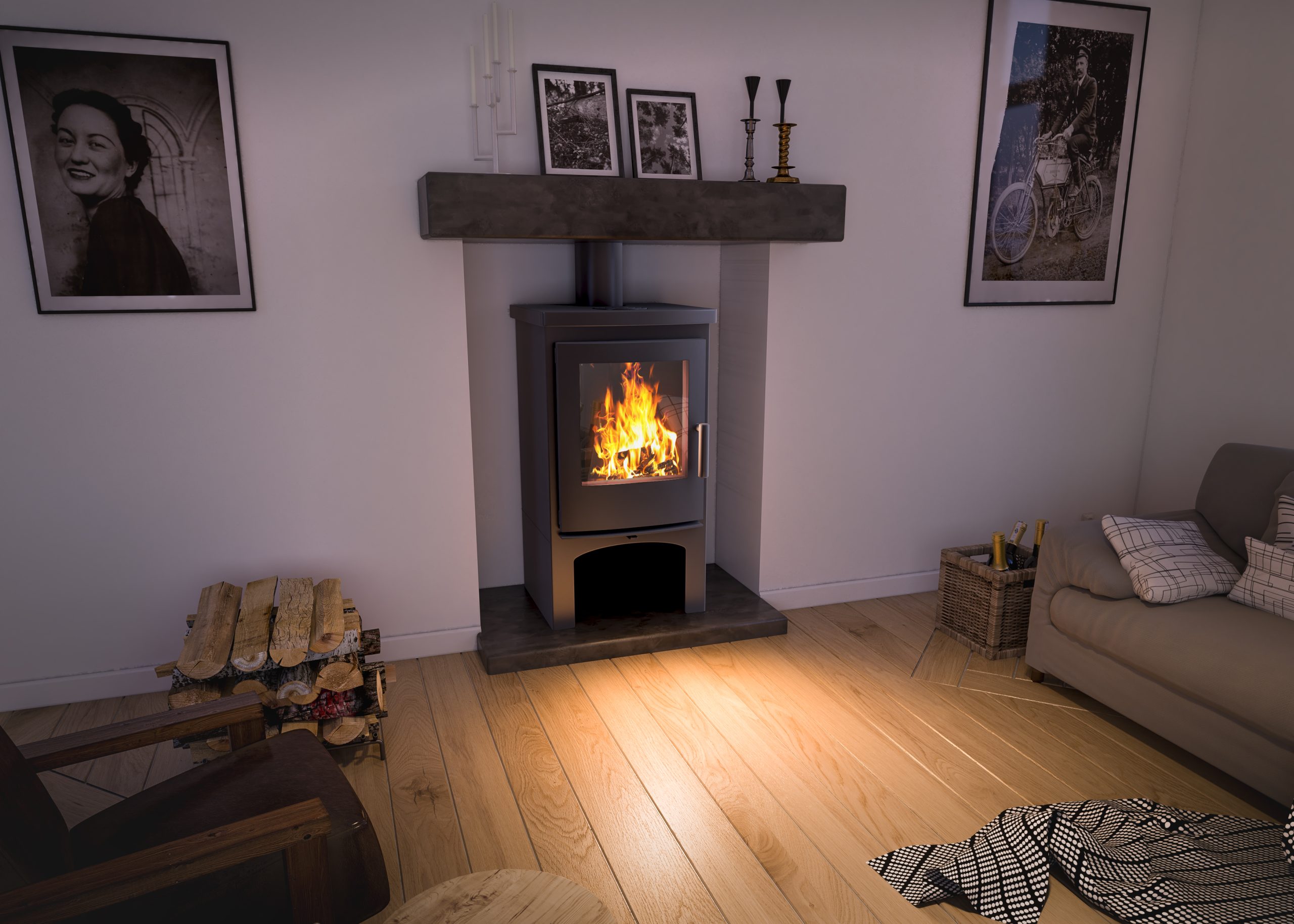 Nordic Fire ROSANNA CV staal - Afbeelding 2