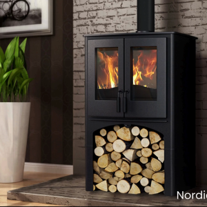 Nordic Fire LODGE CV met verhoogd houtvak